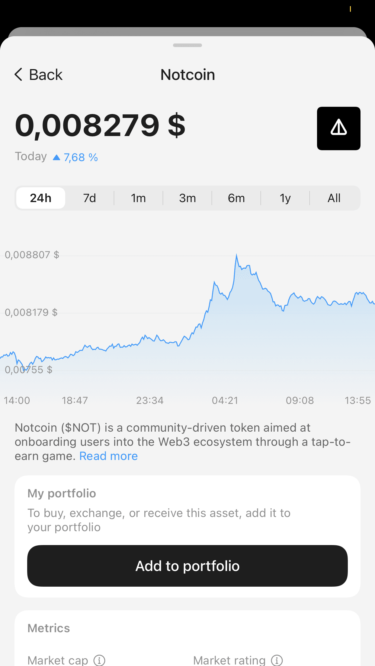 adding crypto via markets3.PNG
